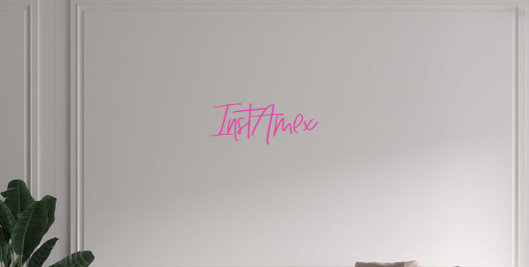 Custom text: InstAmex