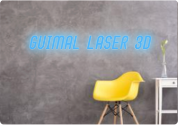 Custom text: GUIMAL LASER 3D