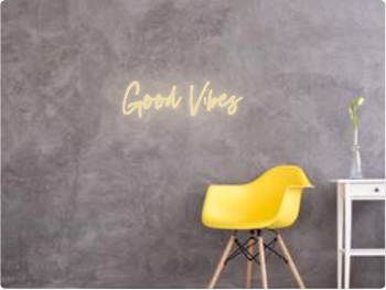 Custom text: Good Vibes