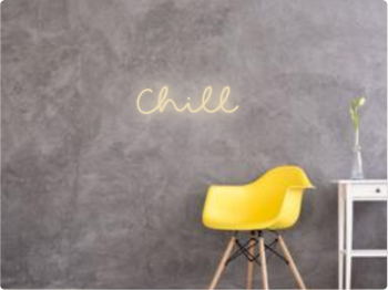 Custom text: Chill
