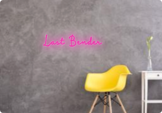Custom text: Last Bender