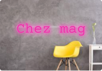 Custom text: Chez mag