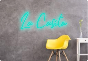 Custom text: La Casita