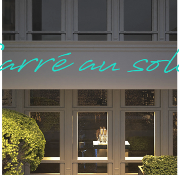Custom text: Carré au soleil
