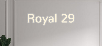 Custom text: Royal 29
