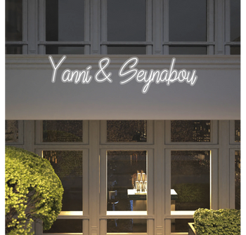 Custom text: Yanni & Seynabou