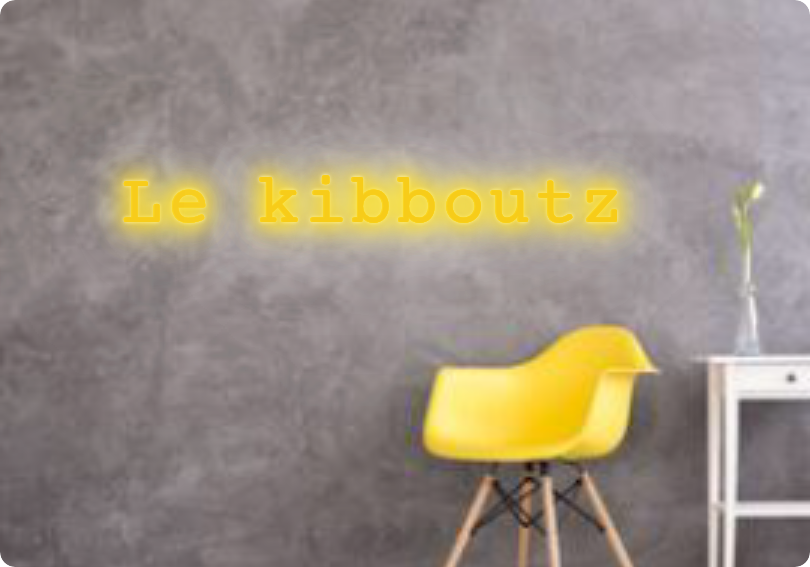 Custom text: Le kibboutz