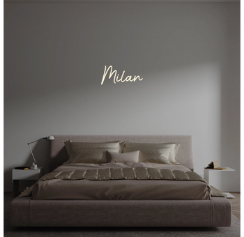Custom text: Milan