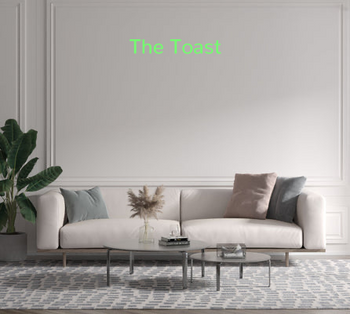 Custom text: The Toast