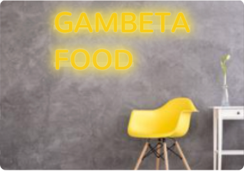 Custom text: GAMBETA
FOOD