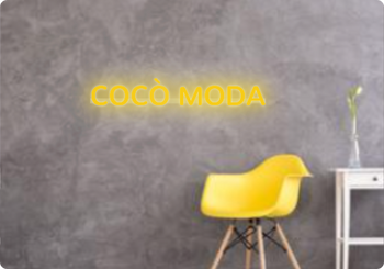Custom text: COCÒ MODA