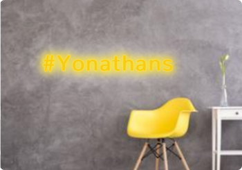 Custom text: #Yonathans