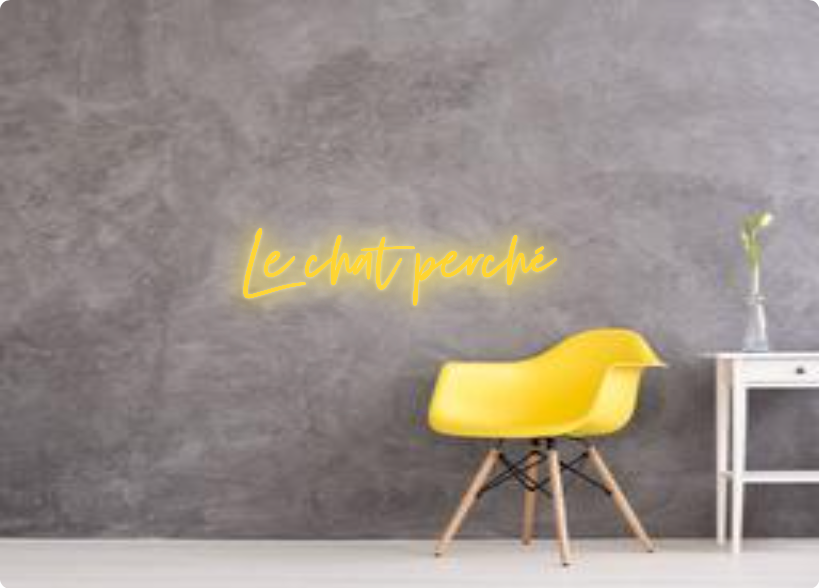 Custom order: Le chat perché