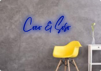 Custom text: Coco & Soso