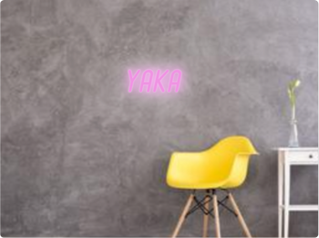 Custom text: YAKA