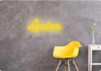 Custom text: Loulou
