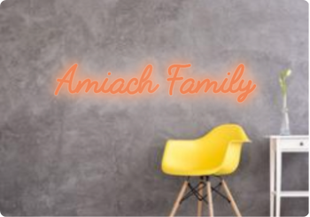 Custom text: Amiach Family