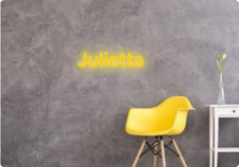Custom text: Julietta