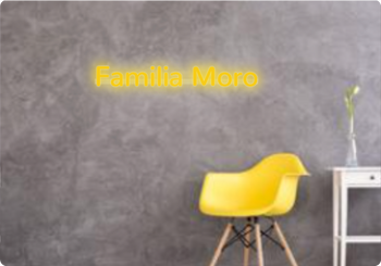Custom text: Familia Moro