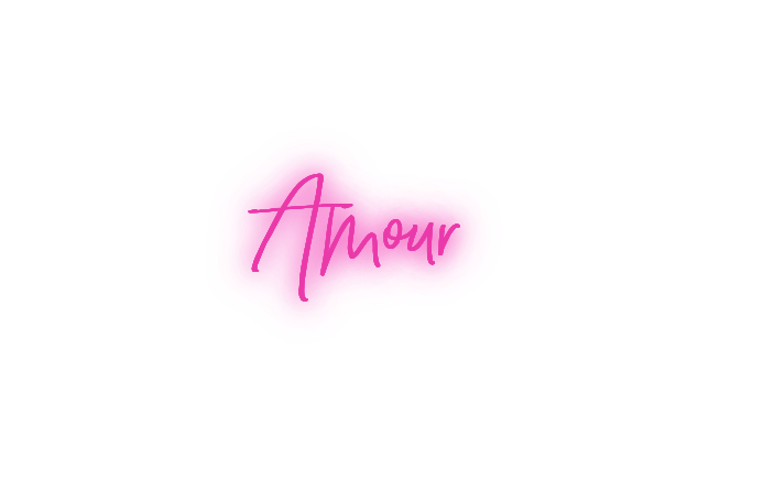 Custom text: Amour