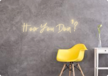 Custom text: How You Doin’?