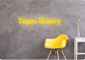 Custom text: Team Thierry