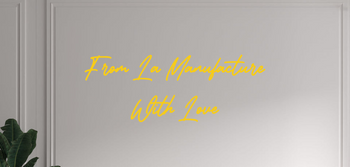 Custom text: From La Manufacture
With Love