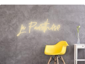Custom text: La Parenthèse