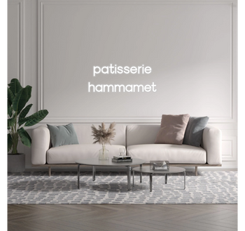 Custom text: patisserie
hammamet