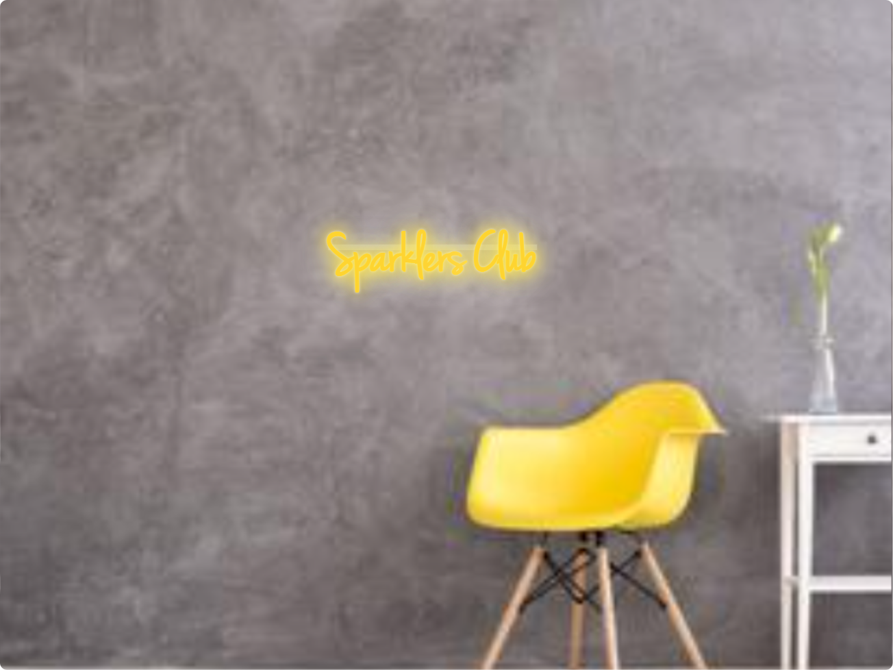Custom text: Sparklers Club