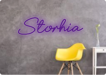 Custom text: Storhia