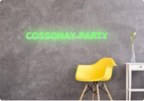 Custom text: COSSONAY-PARTY