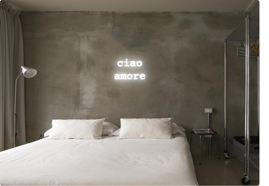 Custom order: ciao
amore