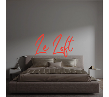 Custom text: Le Loft