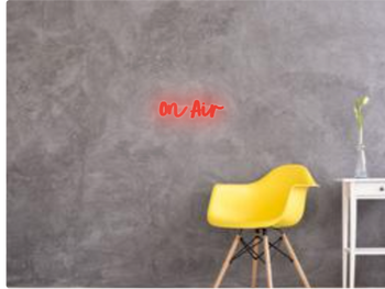 Custom text: On Air