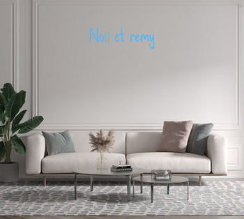 Custom text: Noé et remy