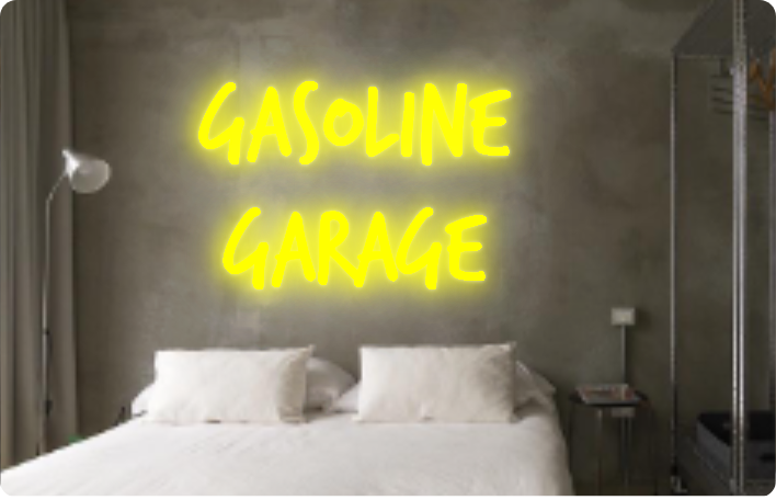 Custom text: Gasoline
  Garage