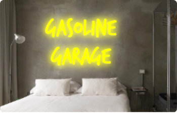 Custom text: Gasoline
  Garage