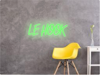 Custom text: LE HOOK
