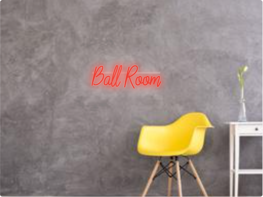 Custom text: Ball Room
