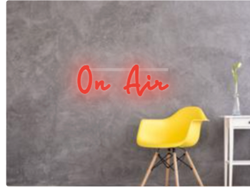 Custom text: On Air