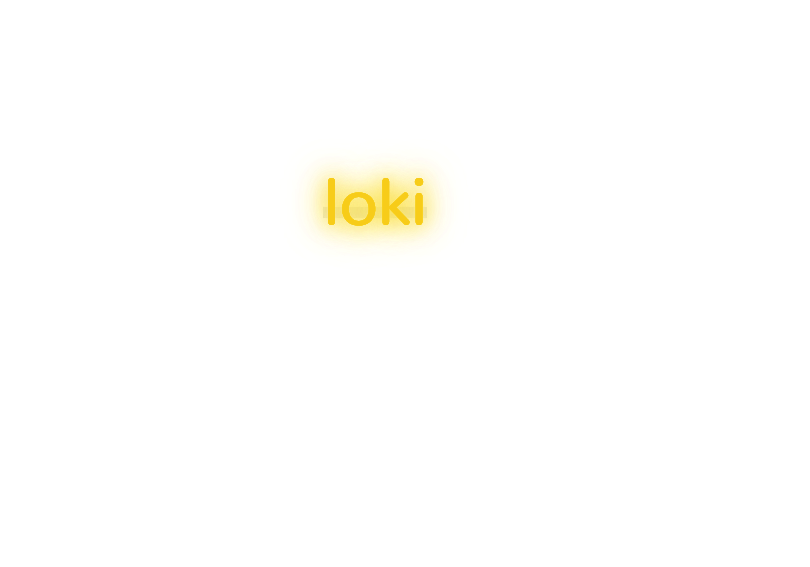Custom text: loki