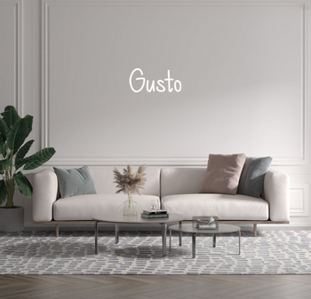 Custom text: Gusto