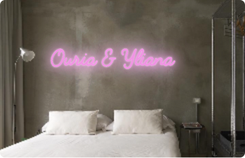 Custom text: Ouria & Yliana