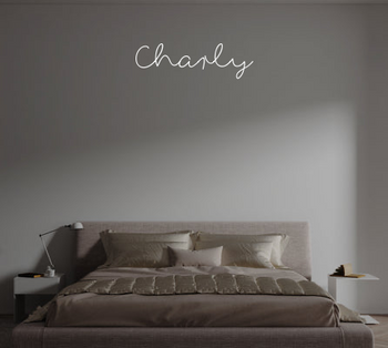 Custom text: Charly