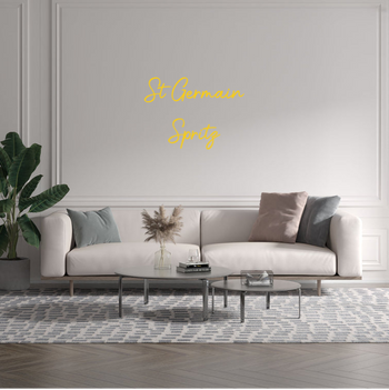 Custom text: St Germain 
Spritz