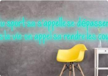 Custom text: Au sport sa s