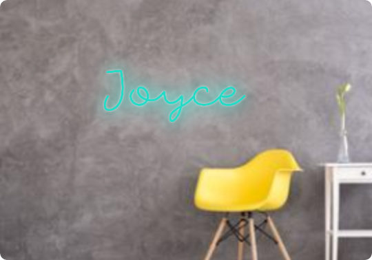 Custom text: Joyce
