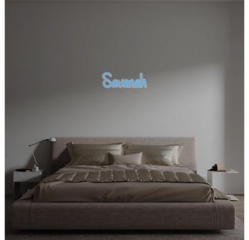 Custom text: Savanah