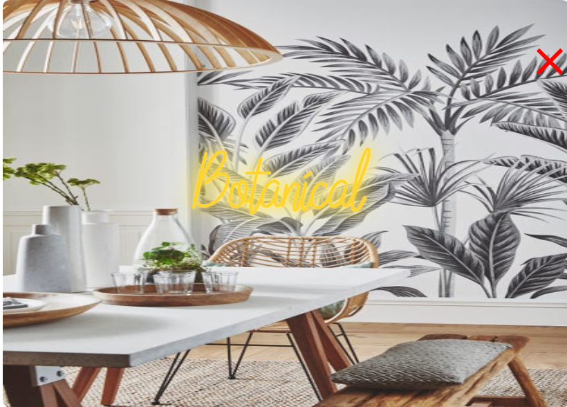 Custom text: Botanical